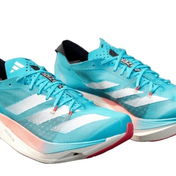 Women’s Adidas Adizero Adios Pro 3(ID8473)"Cyan Blue" Marathon Running Shoe - Picture 2 of 4